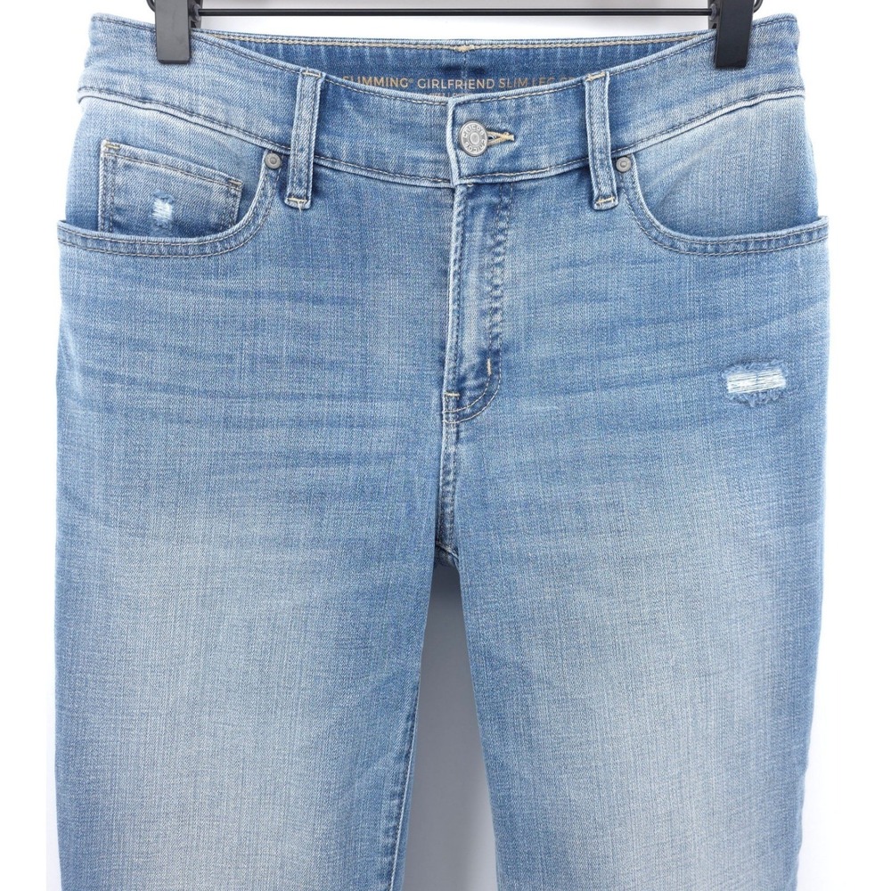 Chico's Women Jeans So Slimming Girlfriend Slim Leg Crop 00 (US‎ 2) Blue - Picture 2 of 10